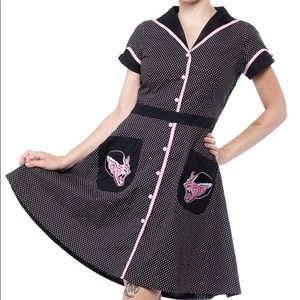 COPY - Sourpuss kittenstein diner style dress